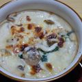 漬物大使's cooksnap of when they made 牡蠣とほうれん草のグラタン.