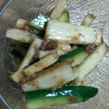 もりっち。's cooksnap of when they made きゅうりと長芋の居酒屋風梅おかか和え.