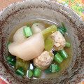 たま５３'s cooksnap of when they made かぶと鶏だんごのほっこり煮.