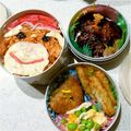 愛藍ママ's cooksnap of when they made キャラ弁♡サンタさん.
