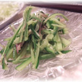 ruuh's cooksnap of when they made きゅうりとみょうがの簡単酢の物.