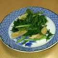sarari's cooksnap of when they made 水菜とあげのあっさり煮物.