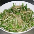 春誠雪's cooksnap of when they made ◇居酒屋風◇水菜ともやしのホットサラダ.