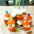 Mizu0075's cooksnap of when they made クリスマスサンタ☆カプレーゼピンチョス.