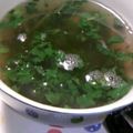 volvol's cooksnap of when they made モロヘイヤのスープ.