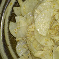 chicao's cooksnap of when they made 大根とささみのごまドレ和え.