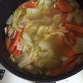 えリかぼ's cooksnap of when they made 白菜・人参・ベーコンの黒胡椒のスープ.