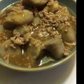 hide♪'s cooksnap of when they made 里芋と鶏ひき肉の煮物.