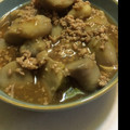 hide♪'s cooksnap of when they made 里芋と鶏ひき肉の煮物.