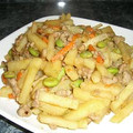 えいみみ's cooksnap of when they made 豚挽き肉とシャキシャキ野菜の甘味噌炒め.