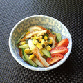 カルン's cooksnap of when they made きゅうりとちくわのわさび和え.