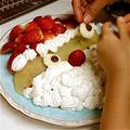 maorika's cooksnap of when they made クリスマス♪りんごでサンタクロース♪.