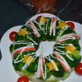 ヒビロコママ's cooksnap of when they made クリスマスリースサラダ.