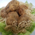 ミンレモ's cooksnap of when they made 料亭風蓮根の素揚げ.