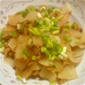 yukakobata's cooksnap of when they made 短冊大根とツナの和風炒め（副菜／つまみ）.