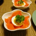 時花菜's cooksnap of when they made ☆可愛い♡たまごのお花☆.