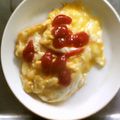 toshiebaba's cooksnap of when they made レンジで簡単♬ふわふわ卵チーズ.