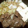 ちぁり's cooksnap of when they made フライパンで作る牛肉のすき焼き風.