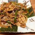 Ktwinkle's cooksnap of when they made 牛肉のれんこんきんぴら炒め.