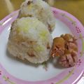 ゆけり３兄弟's cooksnap of when they made ✿梅チーズ混ぜごはん✿.