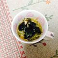 joy09's cooksnap of when they made ✿味噌汁に海藻を～焼海苔リメイク？✿.