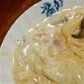 zorory's cooksnap of when they made ベーコンのクリームスープパスタ.