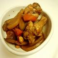 うぃしょこら's cooksnap of when they made 鶏手羽元と根菜の煮物.