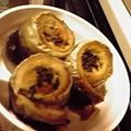 いぬわんわんわん's cooksnap of when they made さんまのプチトマトロール♪オーブン焼き.