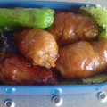 新妻あや's cooksnap of when they made グレードアップしたシメジと豚の串焼き.