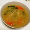 下水道's cooksnap of when they made バター香る～春いろお味噌汁♪具沢山♪.