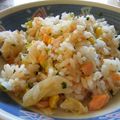 ママっち's cooksnap of when they made 塩鮭とｷｬﾍﾞﾂのチャーハン.