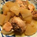 ikko☆'s cooksnap of when they made ☆大根と鶏肉の骨付きぶつ切りの煮物.