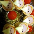 ちゃむ☆☆'s cooksnap of when they made サンタさんのロールサンドイッチ.