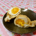 赤い電話's cooksnap of when they made じんわり美味しい☆お揚げの玉子包煮.