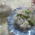 miyuki12's cooksnap of when they made 手間なし　おにぎり　おかか★枝豆.