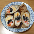 ponyo5703's cooksnap of when they made 卵の油揚げ巾着煮.