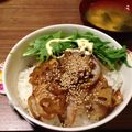 ぶたりんご's cooksnap of when they made カフェごはん♪カレイと蓮根のテリヤキ丼.