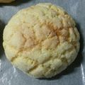 果樹709's cooksnap of when they made ミルメークでメロン風味♪のメロンパン.