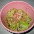 ここなちゅ's cooksnap of when they made 【エコ料理】キャベツの外葉でもう1品！.