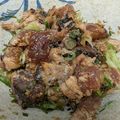 え～み～'s cooksnap of when they made 鰹のたたき☆韓国風アレンジ.