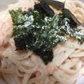 kiki529's cooksnap of when they made たらこのおうどん.