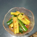 ぽきぃ's cooksnap of when they made たれがうまい　たたき胡瓜のピリ辛漬け.
