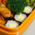 nasubeam's cooksnap of when they made 簡単お弁当♬チーズ入りちくわのり巻き.