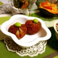ニコニコまっきー's cooksnap of when they made コロッケを弁当用に可愛い巾着に♪.