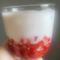 にゃつめ〜's cooksnap of when they made ★びっくりのいちごミルク★.