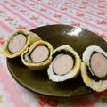 赤い電話's cooksnap of when they made ソーセージのくるくる卵焼き☆.