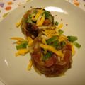 mmameco's cooksnap of when they made 戻り鰹のたたきのタタキ✿前菜仕立て.