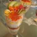 monana0327's cooksnap of when they made 記念日に♪可愛いパフェ風ちらし寿司.