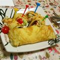 airi777's cooksnap of when they made サラダ巻き＊クレープ.