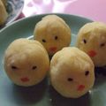 のんちゃん。's cooksnap of when they made サツマイモのヒヨコ　キャラ弁.